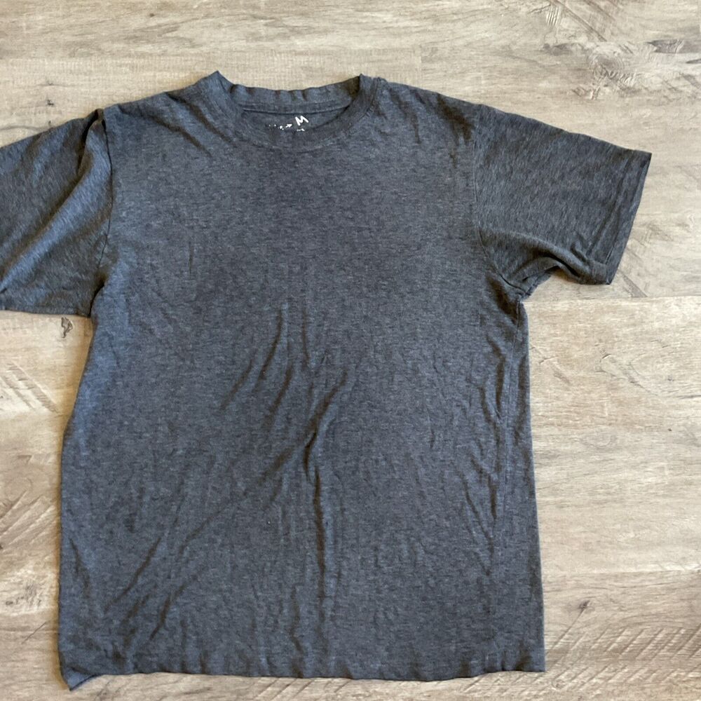 Machine Basic Gray Short Sleeve T shirt Medium